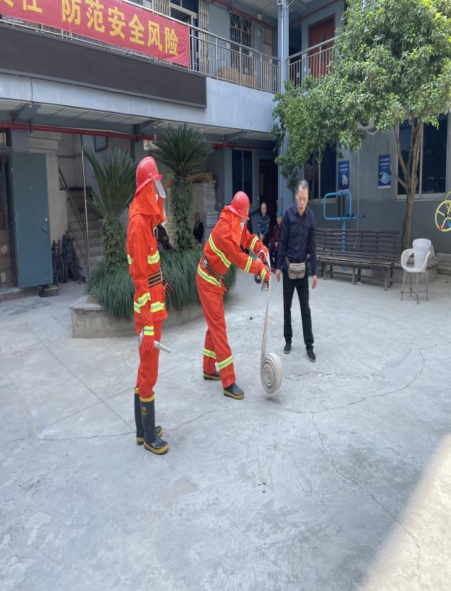 黃巖區福利院開展消防整訓工作